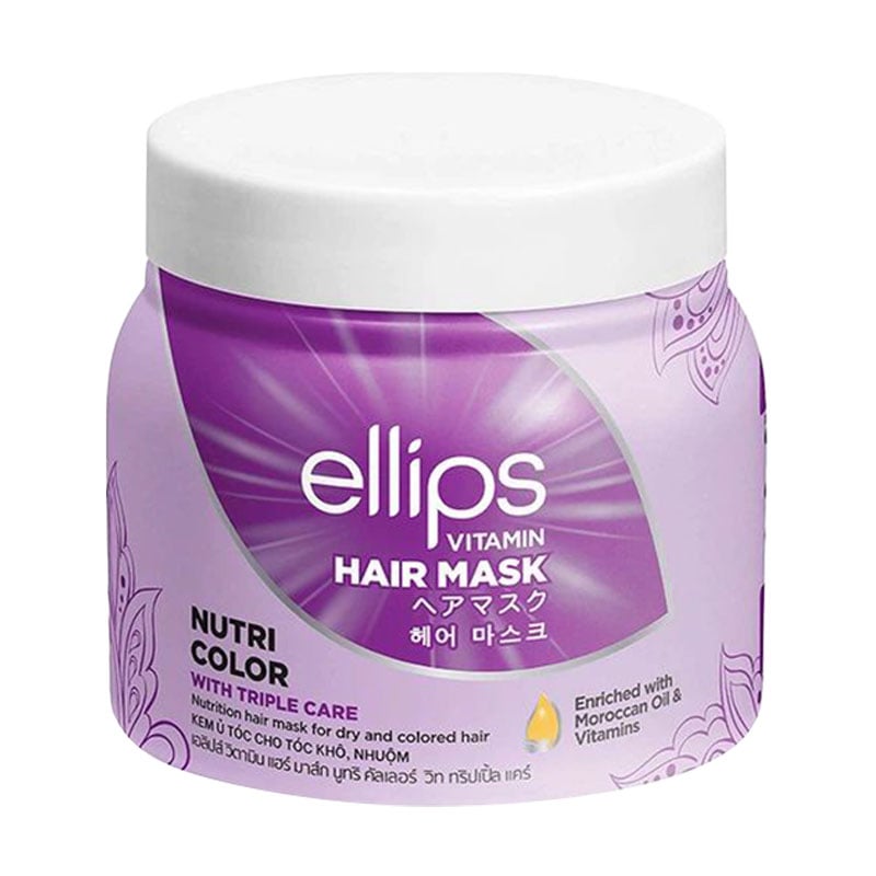 Маска для волосся Ellips Hair Vitamin Mask Nutri Color Сяйво кольору, 200 г